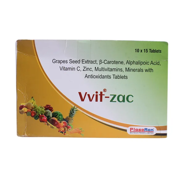 Vvit-Zac Tablet 15's, Pack of 15