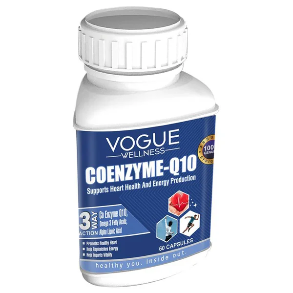 Vogue Coenzyme-Q10 3 Way Action, 60 Capsules