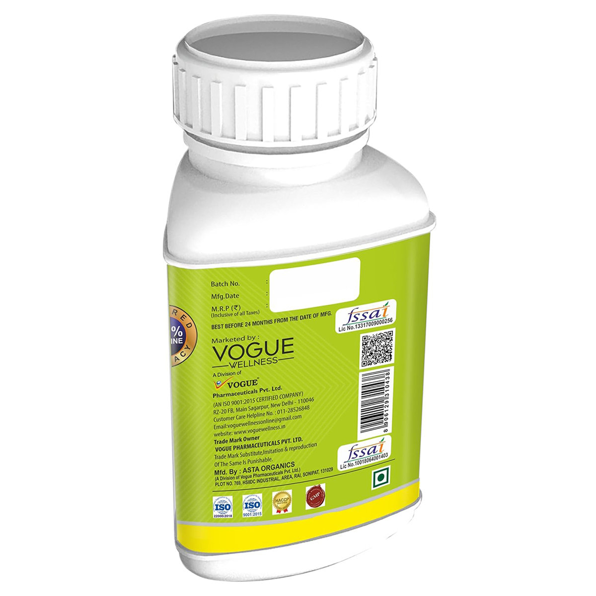 Vogue Wellness Biotin, 60 Tablets, Pack of 1 Vogue Wellness Biotin, 60 Tablets, Pack of 1