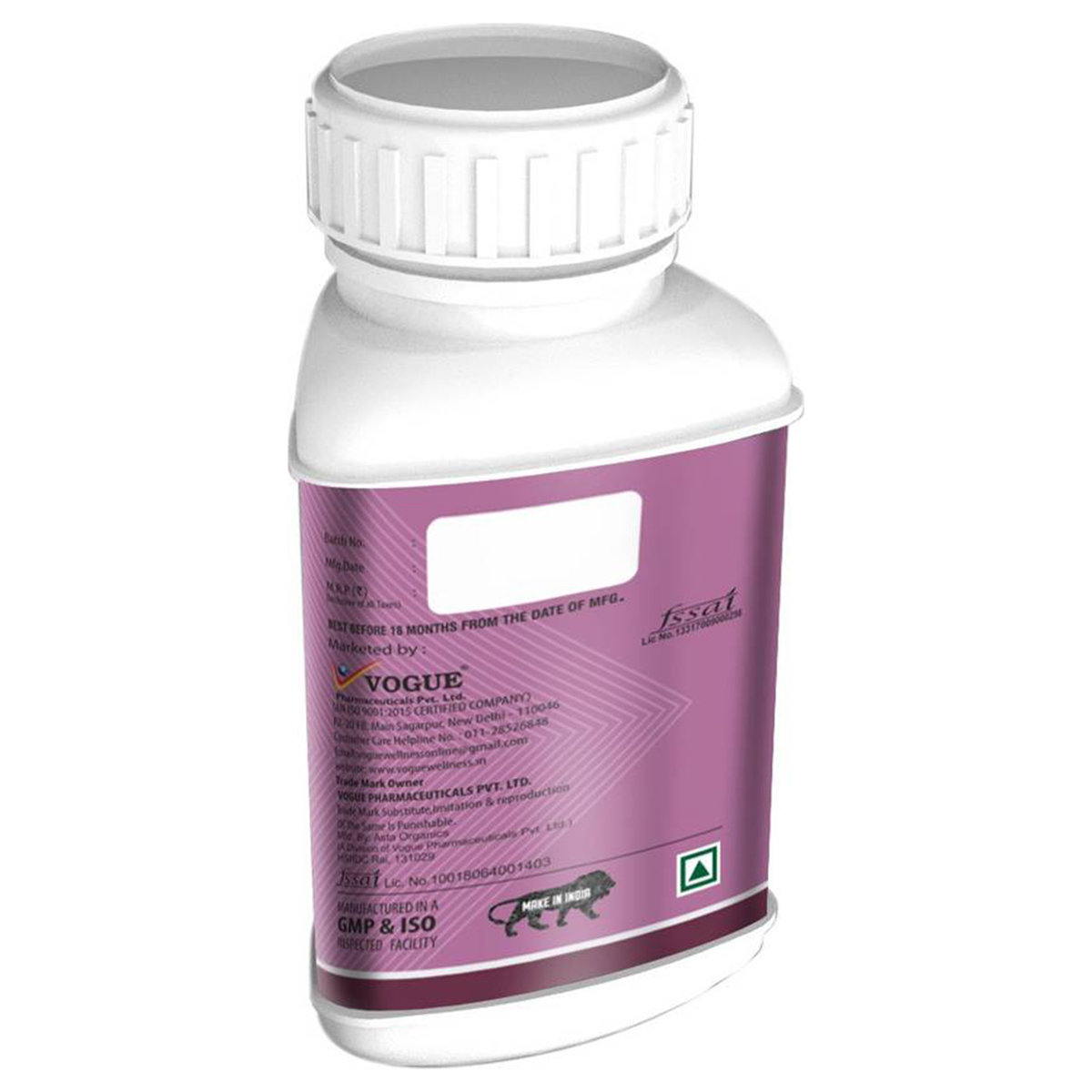 Vogue Wellness Pre & Probiotics, 60 Capsules, Pack of 1 Vogue Wellness Pre & Probiotics, 60 Capsules, Pack of 1