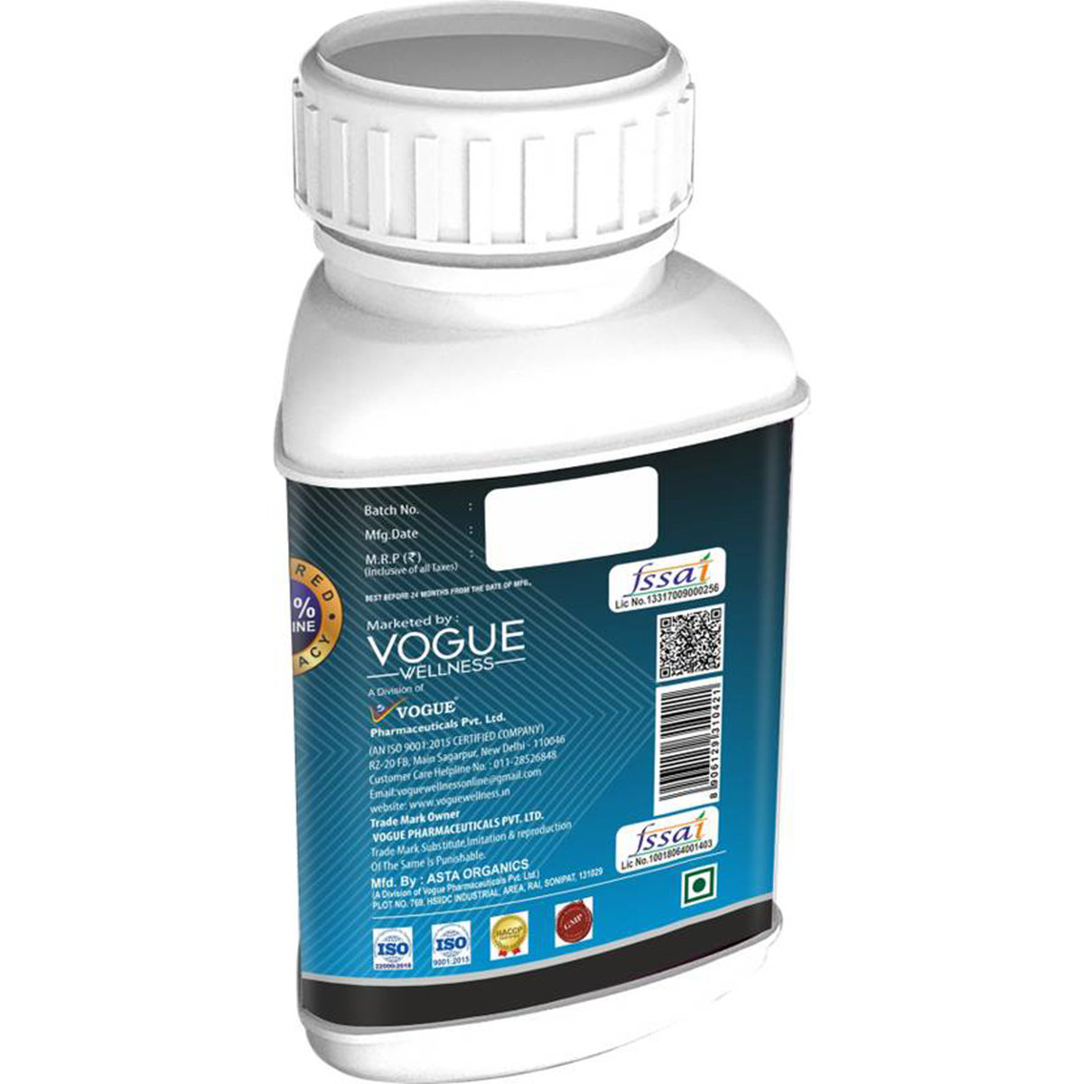 Vogue Wellness Fat Burner, 60 Tablets, Pack of 1 Vogue Wellness Fat Burner, 60 Tablets, Pack of 1