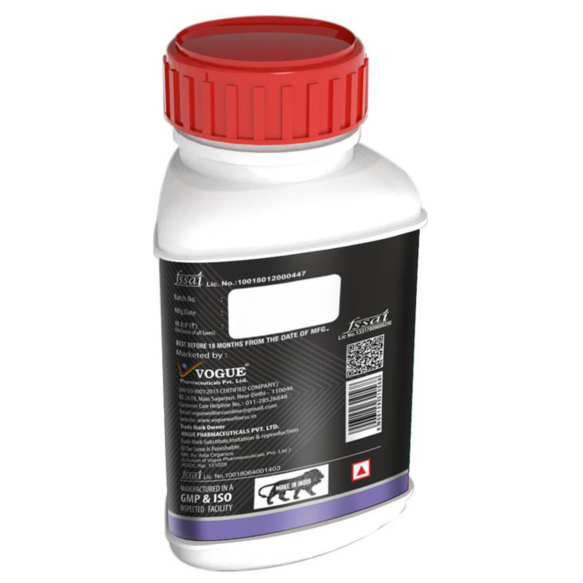 Vogue Wellness L-Arginine Maximum Strength, 120 Tablets, Pack of 1 Vogue Wellness L-Arginine Maximum Strength, 120 Tablets, Pack of 1