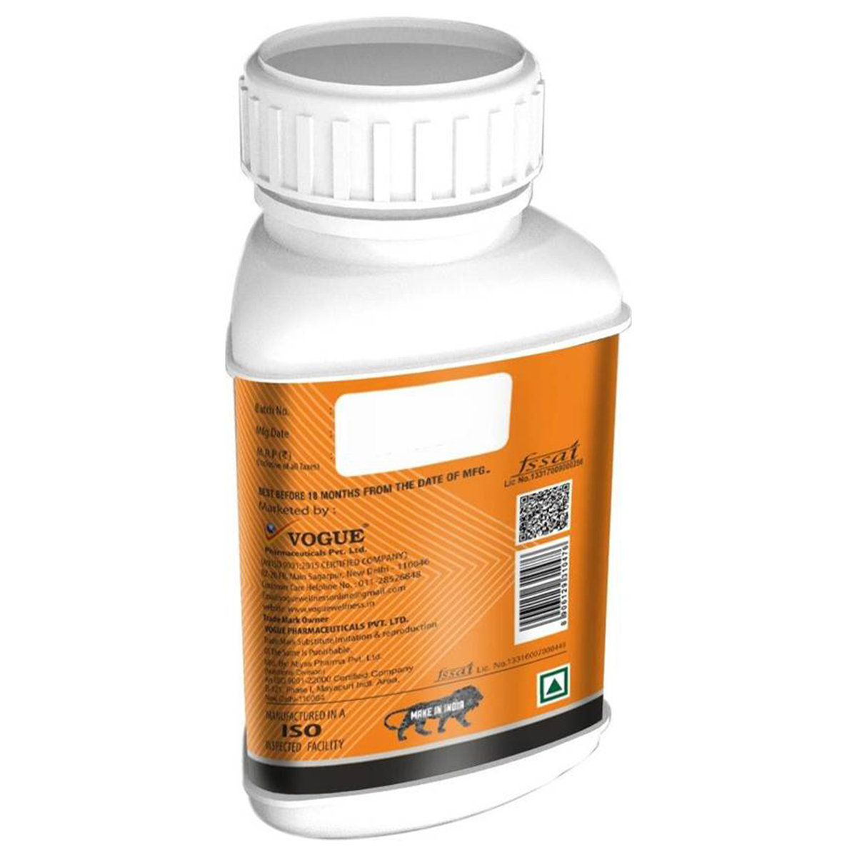 Vogue Wellness Nano Curcumin, 60 Tablets, Pack of 1 Vogue Wellness Nano Curcumin, 60 Tablets, Pack of 1