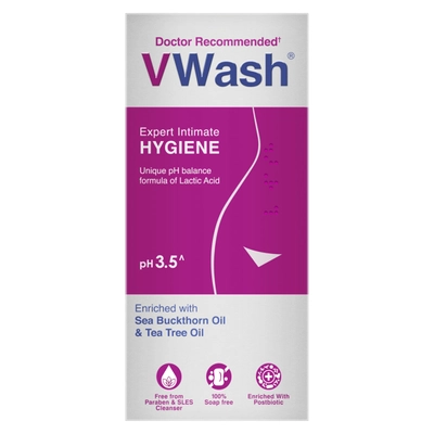 Vwash pH 3.5 Expert Intimate Hygiene Wash, 350 ml, Pack of 1