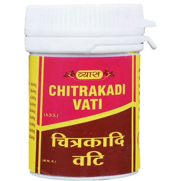 Vyas Chitrakadi Vati, 40 Tablets, Pack of 1