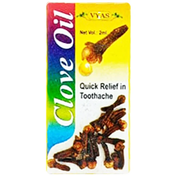 VYAS CLOVE OIL 2ML, Pack of 1