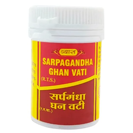 Vyas Sarpagandha Ghan Vati, 40 Tablets