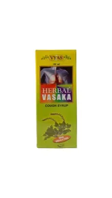 Vyas Herbal Vasaka with Adusa &amp; Tulasi Syrup, 200 ml, Pack of 1
