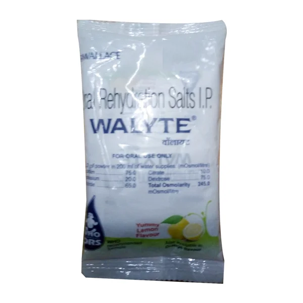 Walyte ORS Lemon Flavour Sachet 5x4.4 gm
