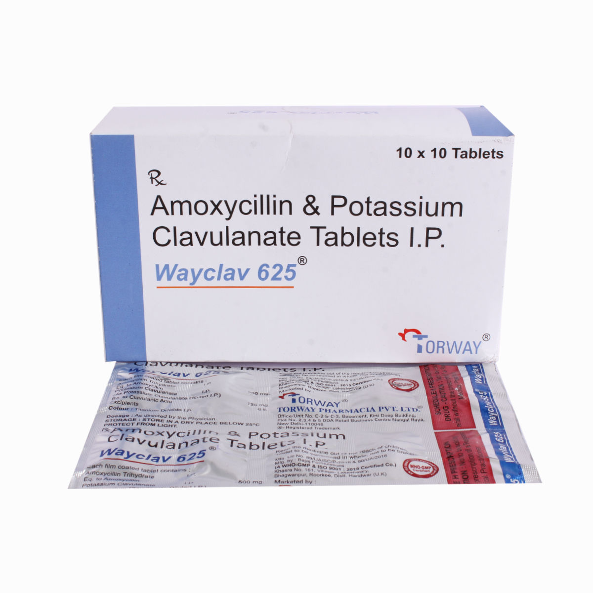 Buy Wayclav 625Mg Tablet 10'S Online