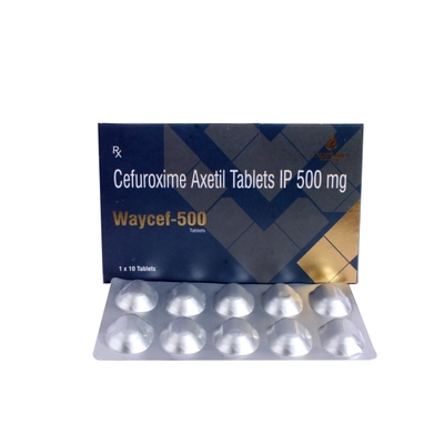 Waycef 500 Tablet 10's, Pack of 10 TABLETS