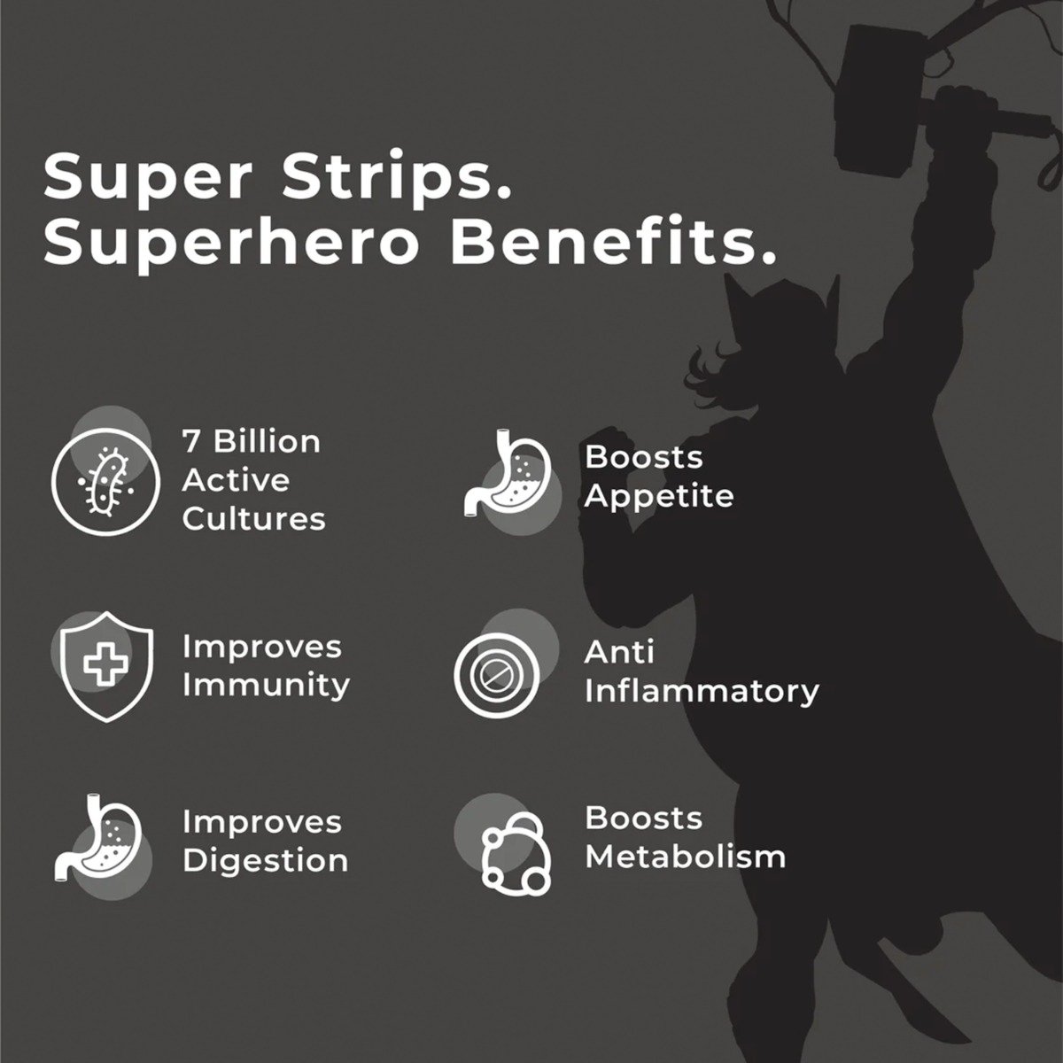 Wellbeing Nutrition Melts Into Active Marvel Probiotic, 30 Strips, Pack of 1 Wellbeing Nutrition Melts Into Active Marvel Probiotic, 30 Strips, Pack of 1