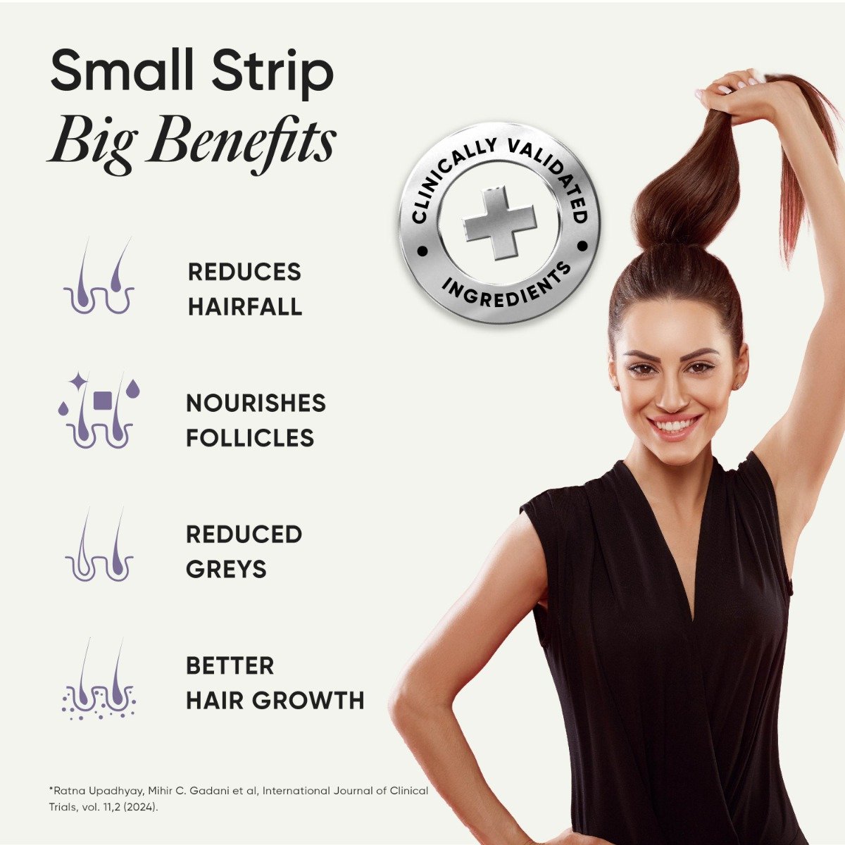 Wellbeing Nutrition Melts Healthy Hair Biotin Watermelon Flavour, 30 Strips, Pack of 1 Wellbeing Nutrition Melts Healthy Hair Biotin Watermelon Flavour, 30 Strips, Pack of 1