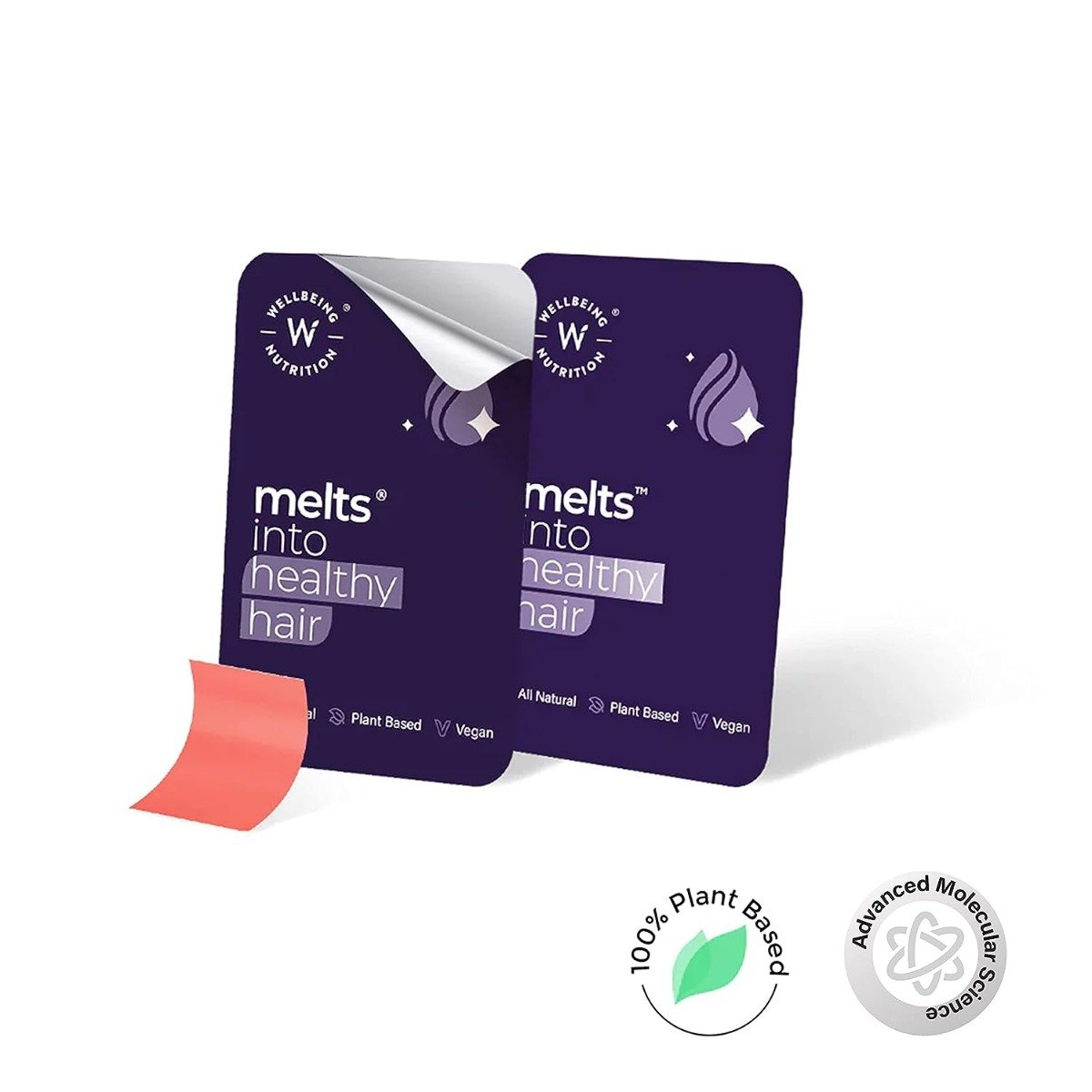 Wellbeing Nutrition Melts Into Healthy Hair Wholefood Biotin 4000 mcg, 30 Strips, Pack of 1 Wellbeing Nutrition Melts Into Healthy Hair Wholefood Biotin 4000 mcg, 30 Strips, Pack of 1