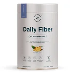 Wellbeing Nutrition Daily Fiber 17 Superfoods Pinacolada Flavour Powder, 240 gmWeight Management, Manages Sugar Control, Bloating, Constipation & Acidity Relief|Organic Prebiotic Digestive Fiber Supplement|30 Servings