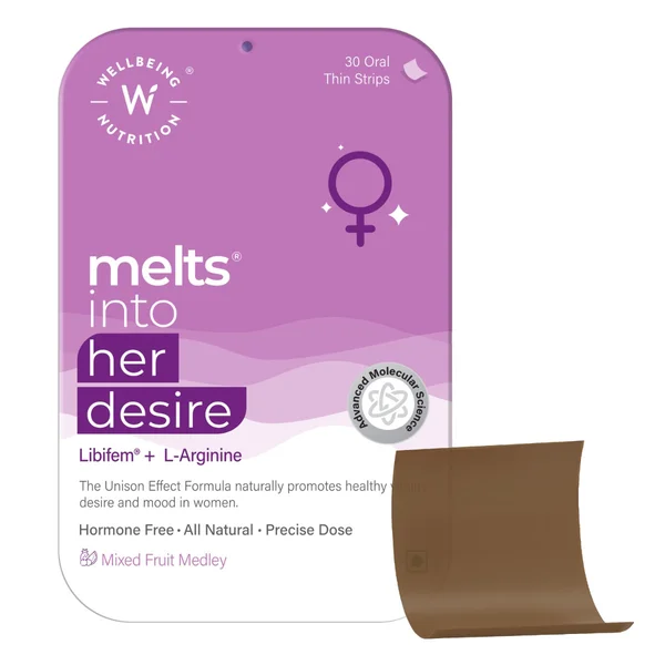 Wellbeing Nutrition Melts Her Desire Peppermint Flavour, 30 Strips