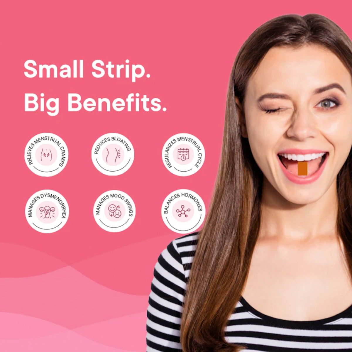 Wellbeing Nutrition Melts Into PMS Relief, 30 Strips, Pack of 1 Wellbeing Nutrition Melts Into PMS Relief, 30 Strips, Pack of 1