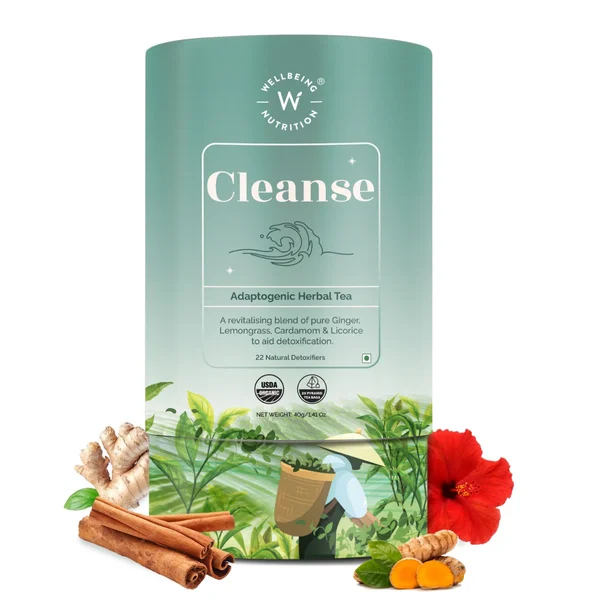 Wellbeing Nutrition Cleanse Tea Bags, 20 Count, Pack of 1