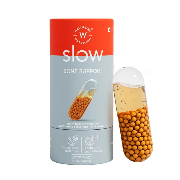 Wellbeing Nutrition Slow Bone Support Capsule 60's