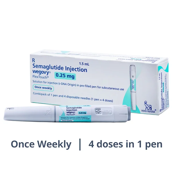 Wegovy Flextouch 0.25 mg PFP Combipack Injection 1.5 ml