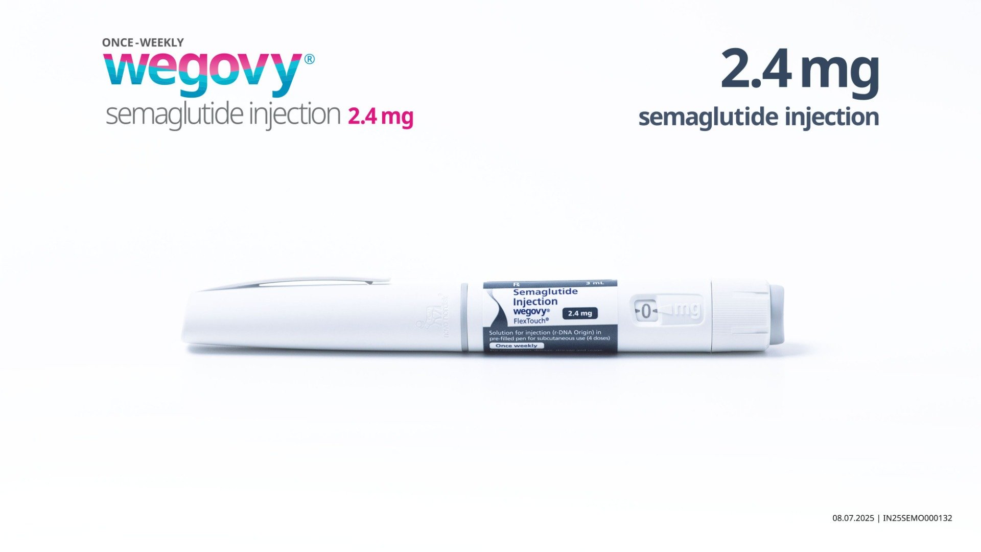 Wegovy Flextouch 2.4 mg PFP Combipack Injection 3 ml, Pack of 1 Wegovy Flextouch 2.4 mg PFP Combipack Injection 3 ml, Pack of 1