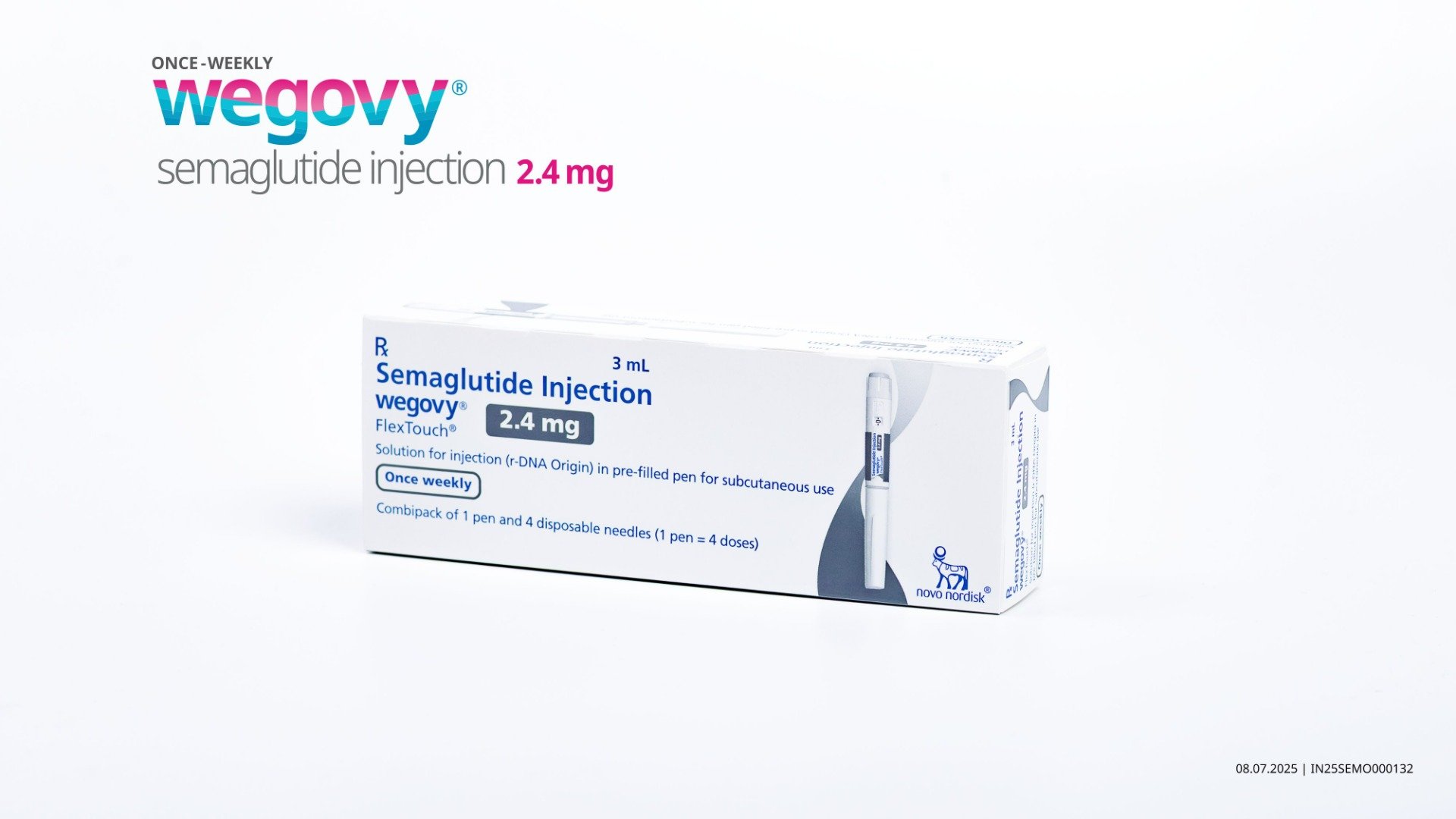 Wegovy Flextouch 2.4 mg PFP Combipack Injection 3 ml, Pack of 1 Wegovy Flextouch 2.4 mg PFP Combipack Injection 3 ml, Pack of 1