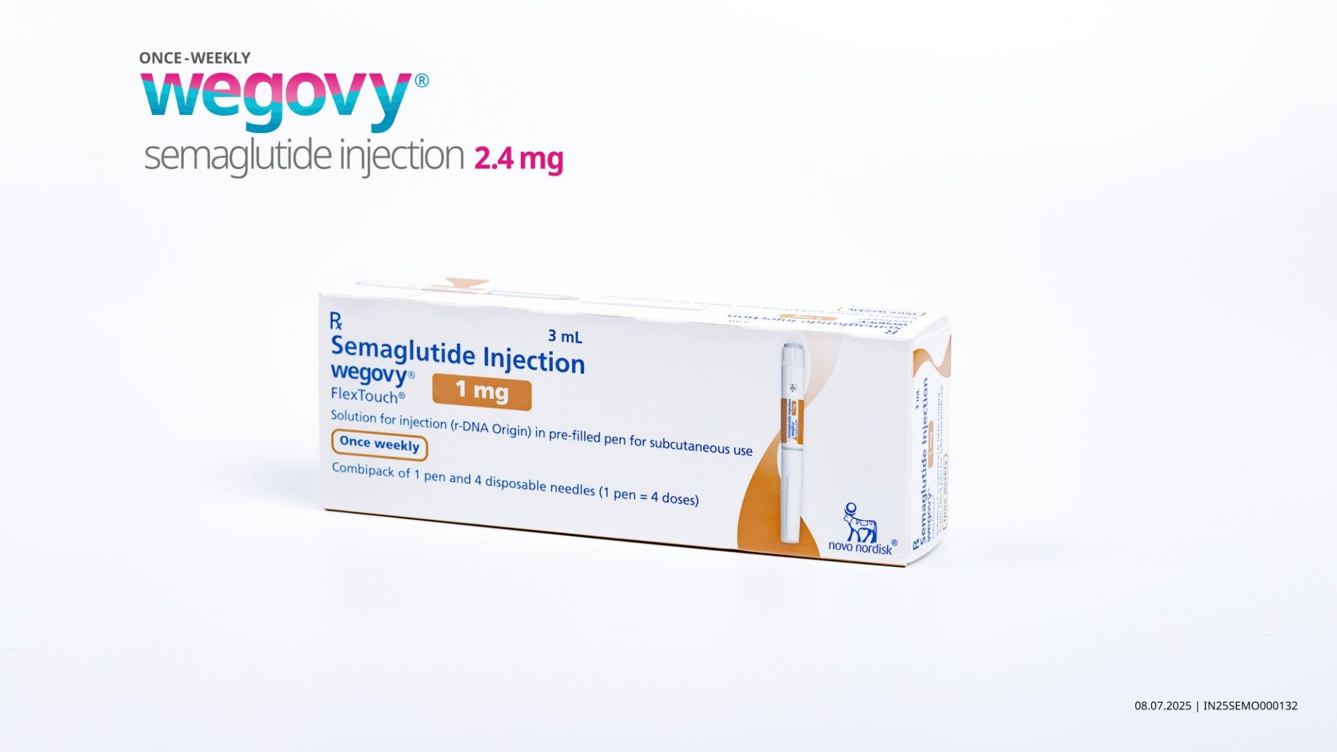 Wegovy Flextouch 1 mg PFP Combipack Injection 3 ml, Pack of 1 Wegovy Flextouch 1 mg PFP Combipack Injection 3 ml, Pack of 1