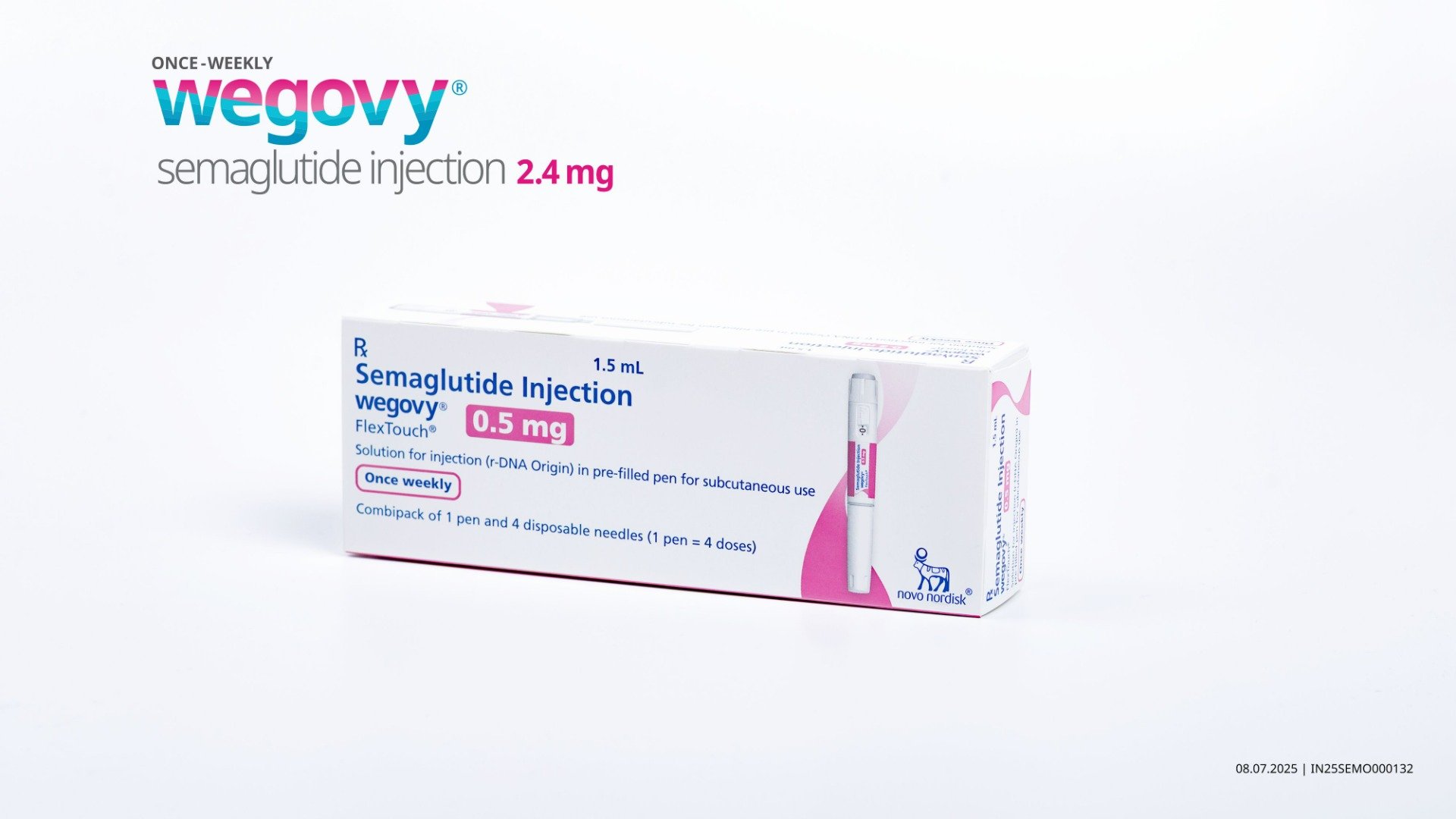 Wegovy Flextouch 0.5 mg PFP Combipack Injection 1.5 ml, Pack of 1 Wegovy Flextouch 0.5 mg PFP Combipack Injection 1.5 ml, Pack of 1