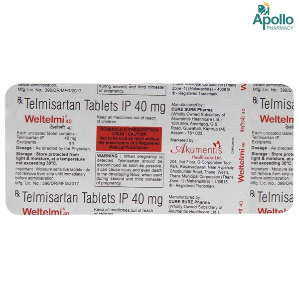 Weltelmi 40 Tablet 10's