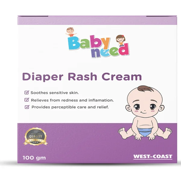 West-Coast Babyneed Diaper Rash Cream, 100 gm