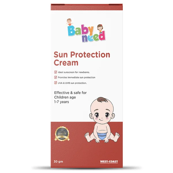 West-Coast Babyneed Baby Sun Protection Cream, 30 gm