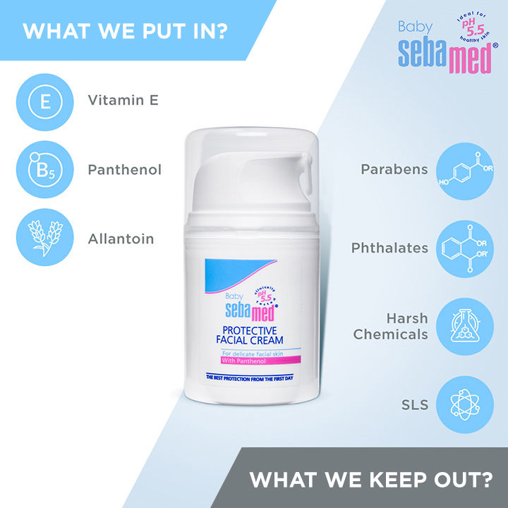 Sebamed Baby Protective Facial Cream, 100 ml Price, Uses, Side Effects