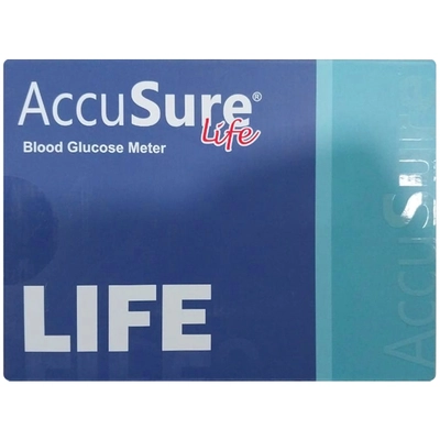 Accusure Life Blood Glucose Meter, 1 Count, Pack of 1