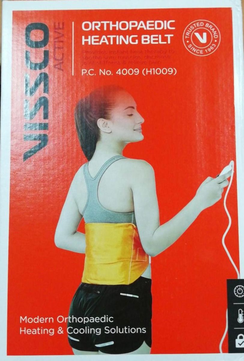 Vissco Active Orthopaedic Heating Belt, 1 Count Price, Uses, Side