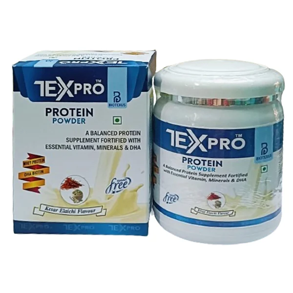 Texpro Sugar Free Kesar Elaichi Flavour Protein Powder 200 gm