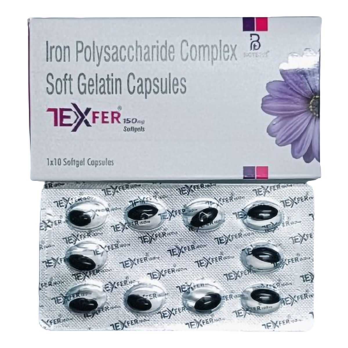 Buy Texfer 150 mg Softgel Capsule 10's Online
