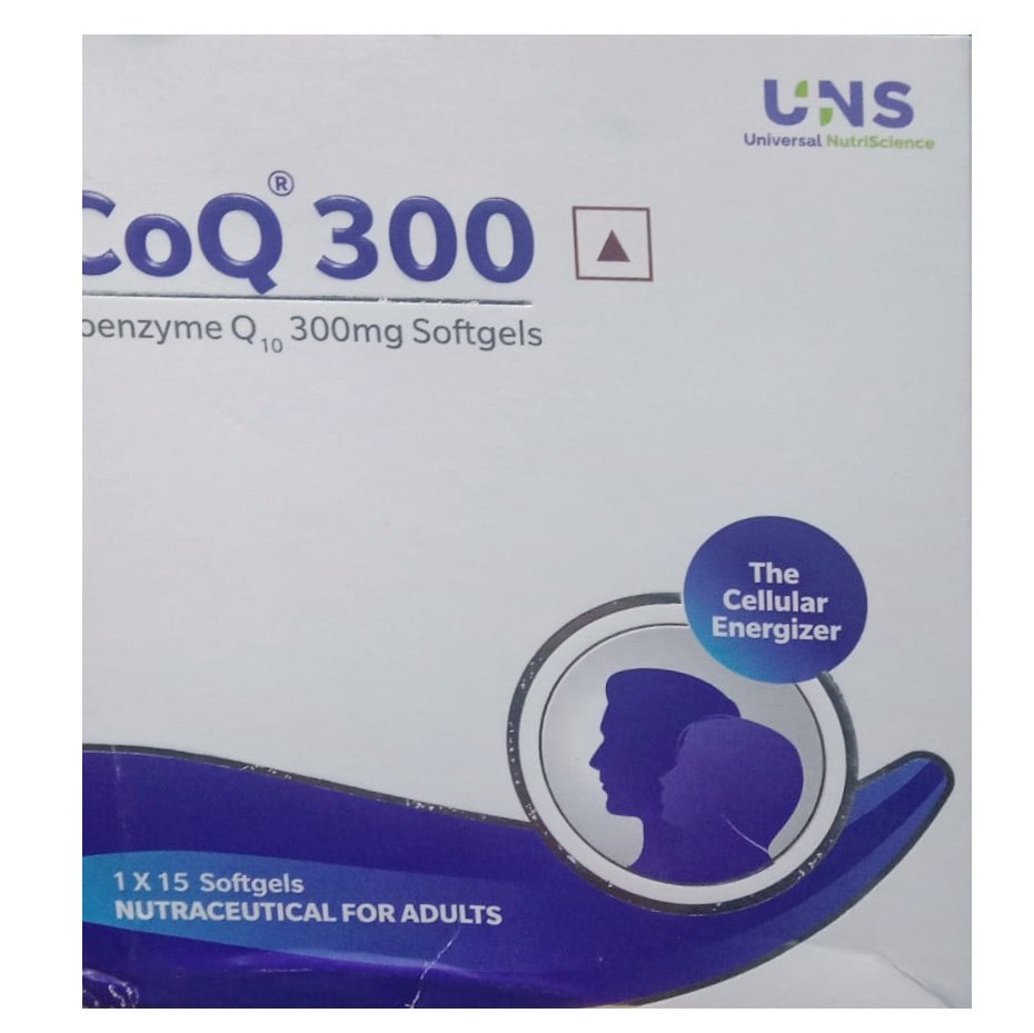 COQ 300 Capsule 15's, Pack of 15 COQ 300 Capsule 15's, Pack of 15