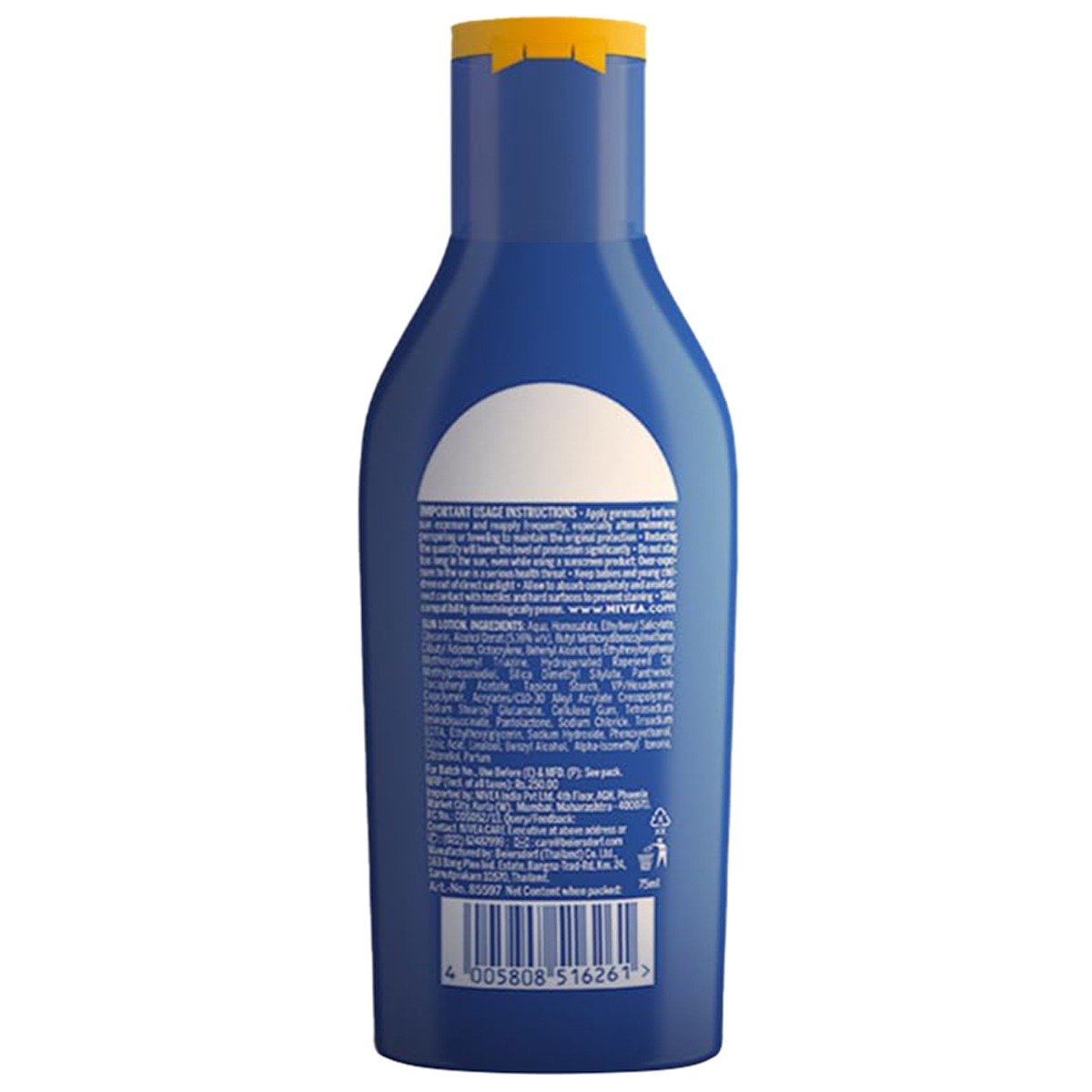 Nivea Sun Protect & Moisture SPF 50+ PA+++ Lotion, 75 ml, Pack of 1 Nivea Sun Protect & Moisture SPF 50+ PA+++ Lotion, 75 ml, Pack of 1