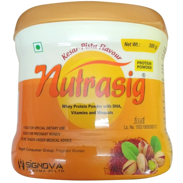 Nutrasig Kesar-Pista Flavour Powder 300 gm
