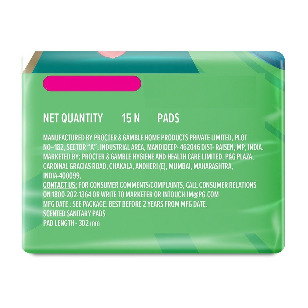 Whisper Ultra Upto No Gap No Leaks Sanitary Pads XL+, 15 Count, Pack of 1 Whisper Ultra Upto No Gap No Leaks Sanitary Pads XL+, 15 Count, Pack of 1