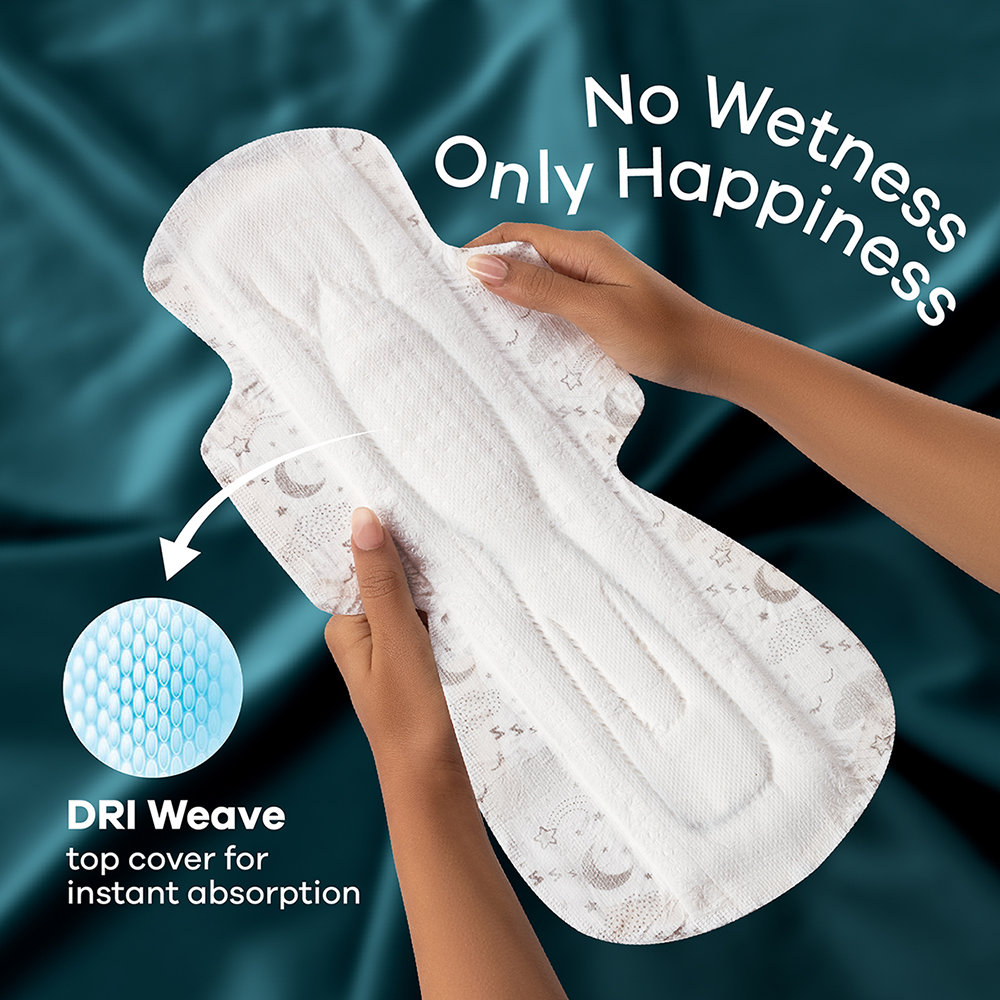 Whisper Bindazzz Nights Sanitary Pads XXXL, 4 Count, Pack of 1 Whisper Bindazzz Nights Sanitary Pads XXXL, 4 Count, Pack of 1