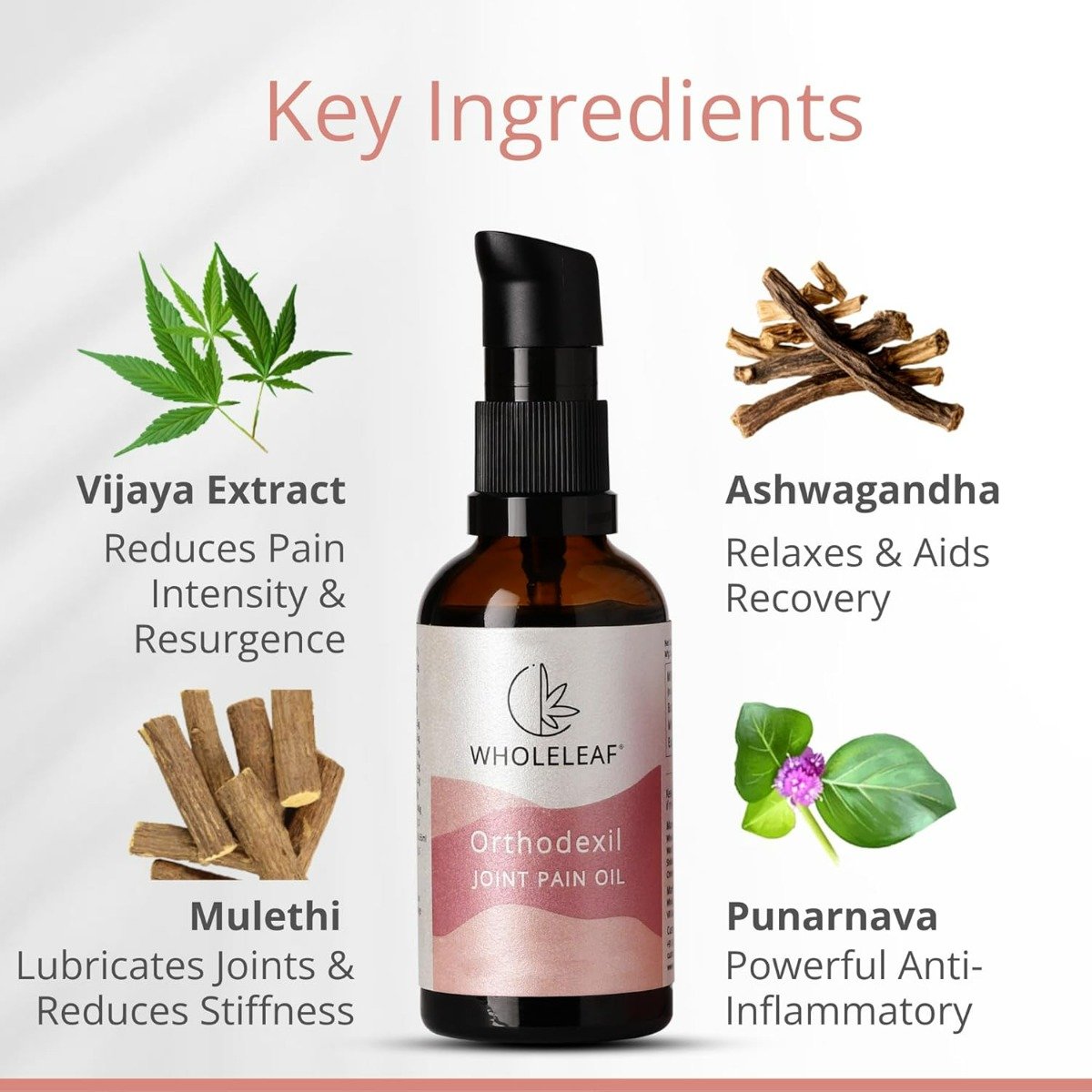 Wholeleaf Orthodexil Joint Pain Oil, 50 ml, Pack of 1 Wholeleaf Orthodexil Joint Pain Oil, 50 ml, Pack of 1