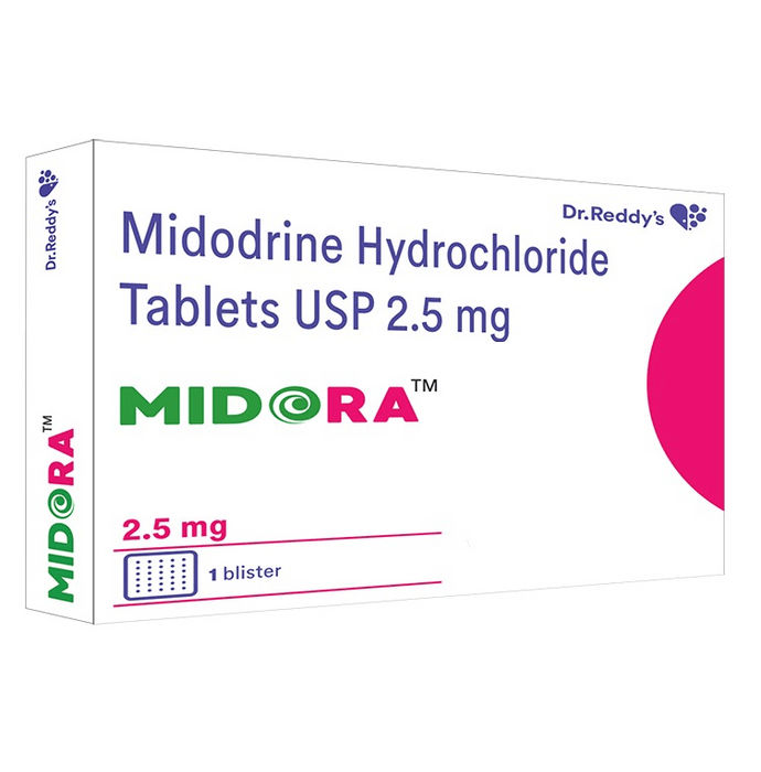 Buy Midora 2.5 mg Tablet 30's Online