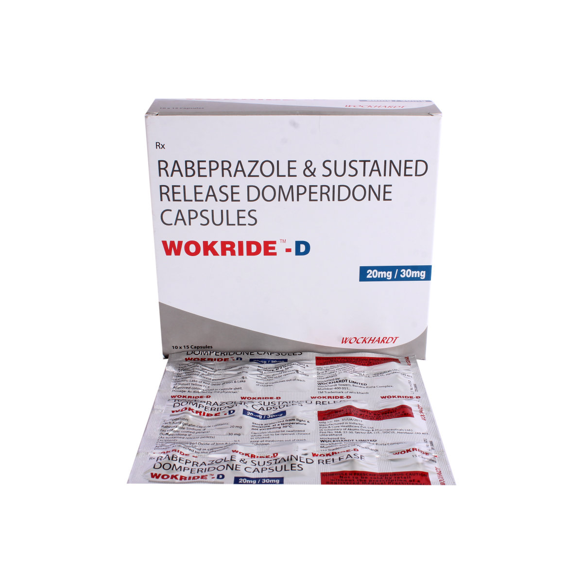 Wokride-D Capsule 15's, Pack of 15 Wokride-D Capsule 15's, Pack of 15
