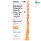 New Wosulin 30/70 40IU/ml Injection 15 ml, Pack of 1 Injection