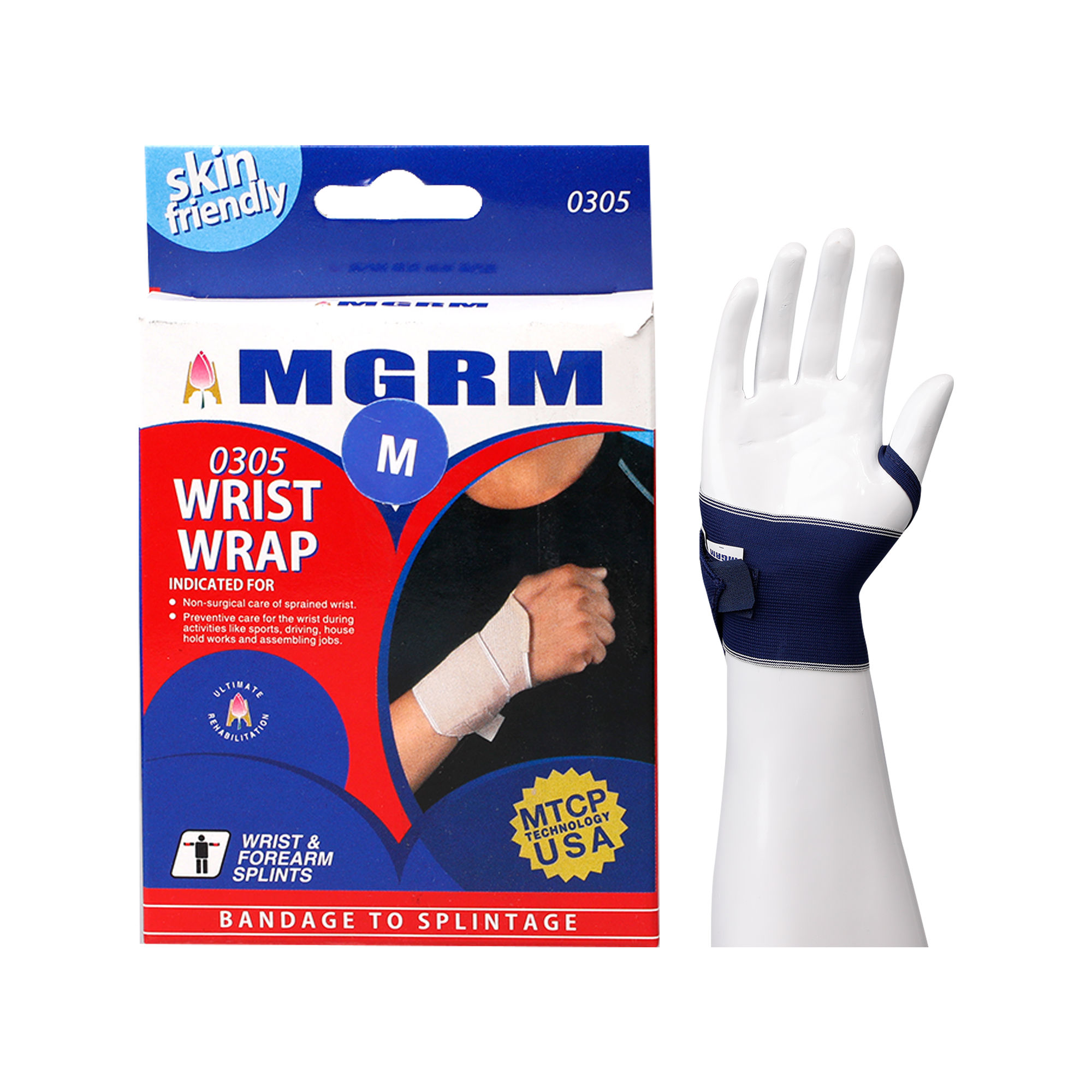 Mgrm Wrist Wrap 0305 Large, 1 Count, Pack of 1 