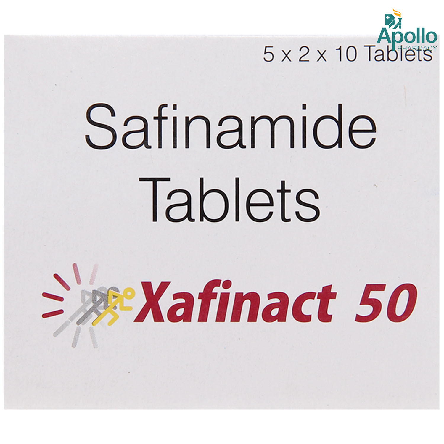 Buy Xafinact 50 Tablet 10's Online