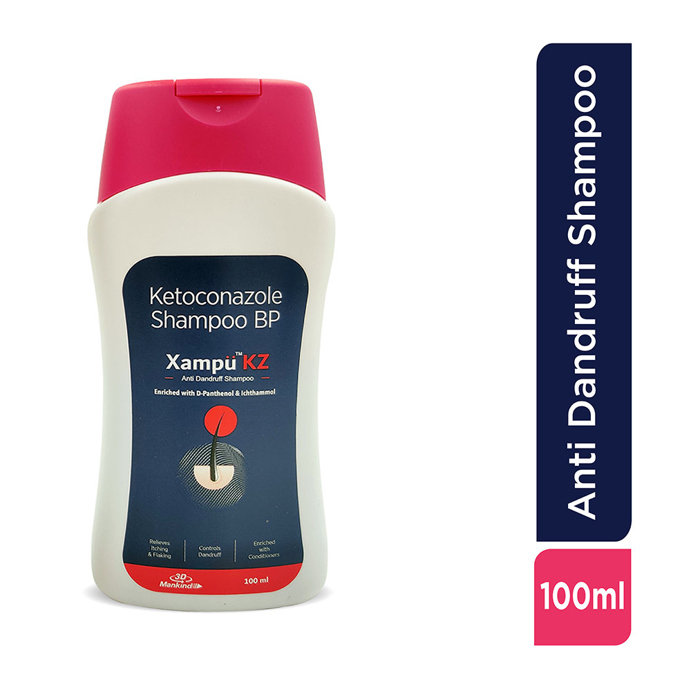 Xampu KZ 2% Shampoo 100 ml | Ketoconazole | For Dry, Oily & Sensitive Scalp | Men & Women | Hydrates Scalp | Reduces Itchiness & Flakes, Pack of 1 Shampoo Xampu KZ 2% Shampoo 100 ml | Ketoconazole | For Dry, Oily & Sensitive Scalp | Men & Women | Hydrates Scalp | Reduces Itchiness & Flakes, Pack of 1 Shampoo