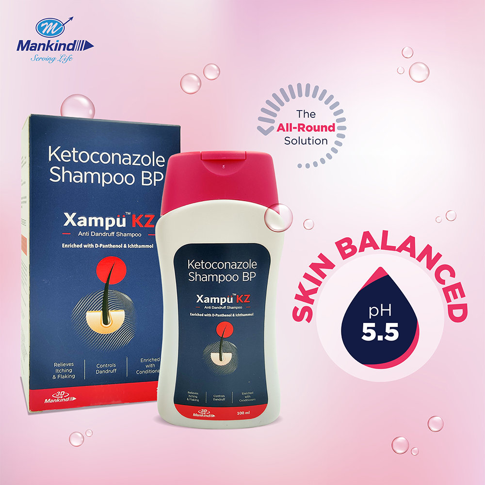 Xampu KZ 2% Shampoo 100 ml | Ketoconazole | For Dry, Oily & Sensitive Scalp | Men & Women | Hydrates Scalp | Reduces Itchiness & Flakes, Pack of 1 Shampoo Xampu KZ 2% Shampoo 100 ml | Ketoconazole | For Dry, Oily & Sensitive Scalp | Men & Women | Hydrates Scalp | Reduces Itchiness & Flakes, Pack of 1 Shampoo