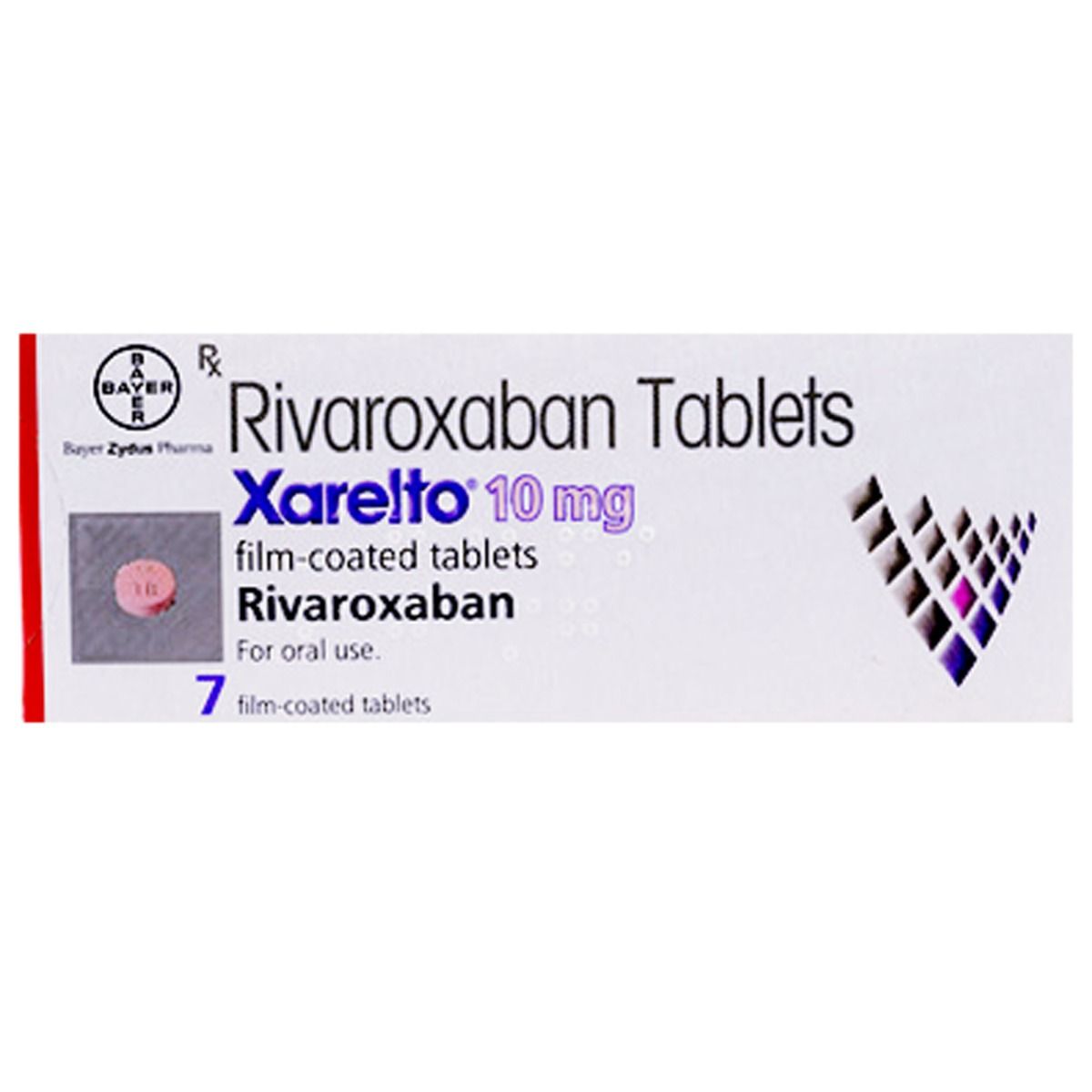 Xarelto 10 mg Tablet 7's Price, Uses, Side Effects, Composition